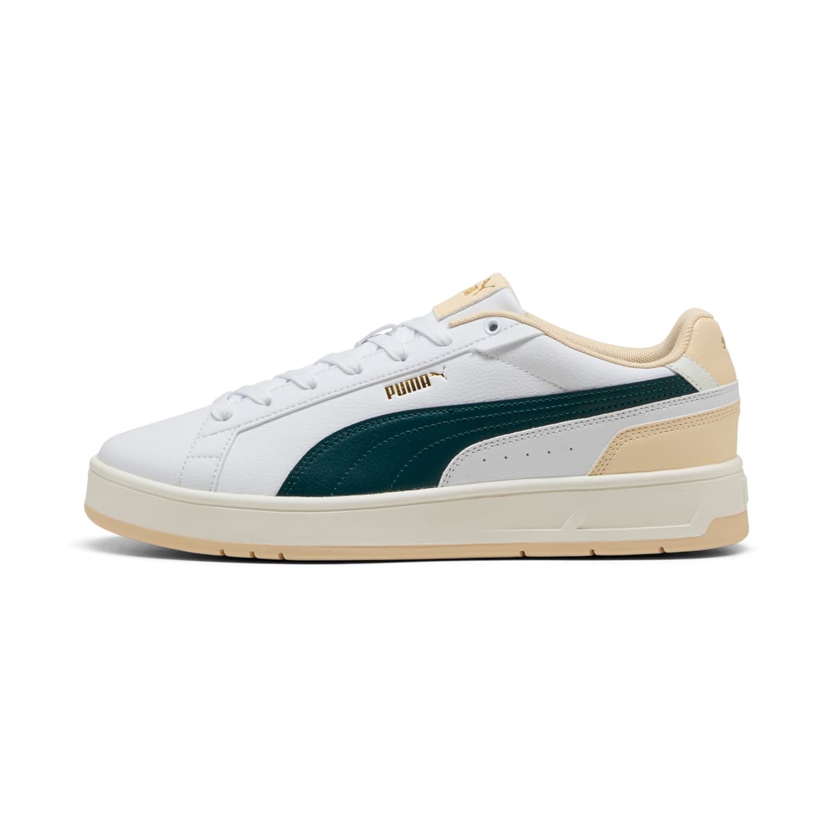 PUMA Court Classico sneakers unisex, Groen/Wit, Maat 41