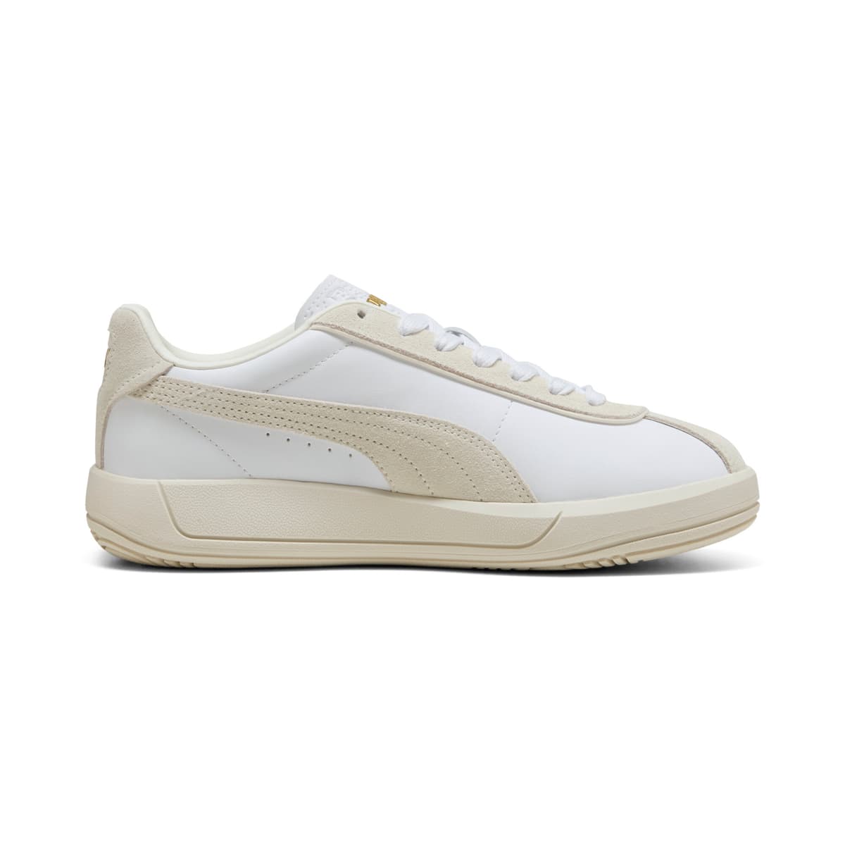 PUMA Club Klassika sneakers voor Dames, Wit/Goud, Maat 40 thumbnail 3