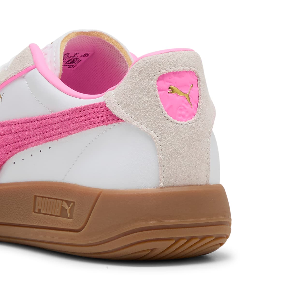 PUMA Club Klassika sneakers voor Dames, Roze/Grijs/Wit, Maat 37 thumbnail 5