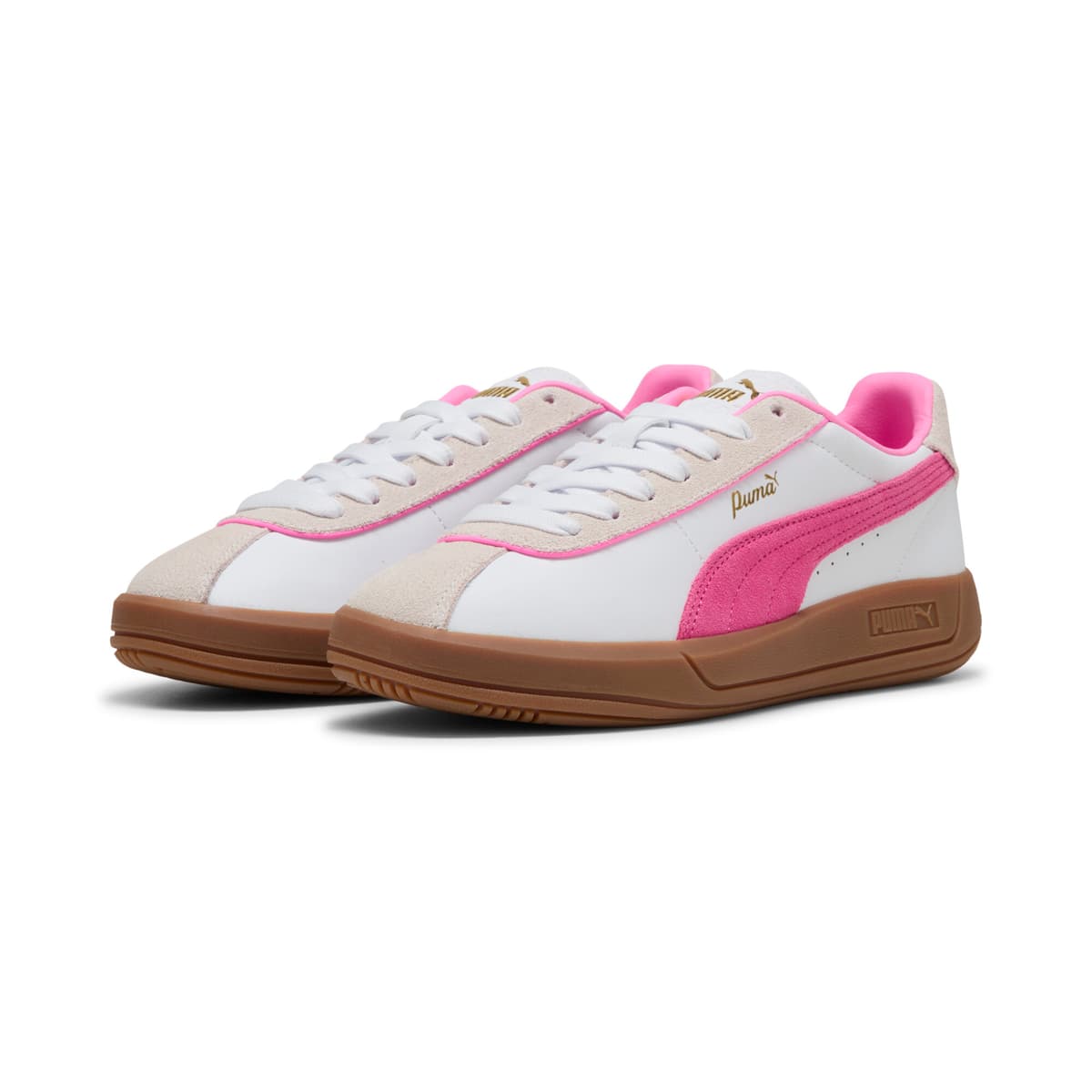 PUMA Club Klassika sneakers voor Dames, Roze/Grijs/Wit, Maat 37 thumbnail 6