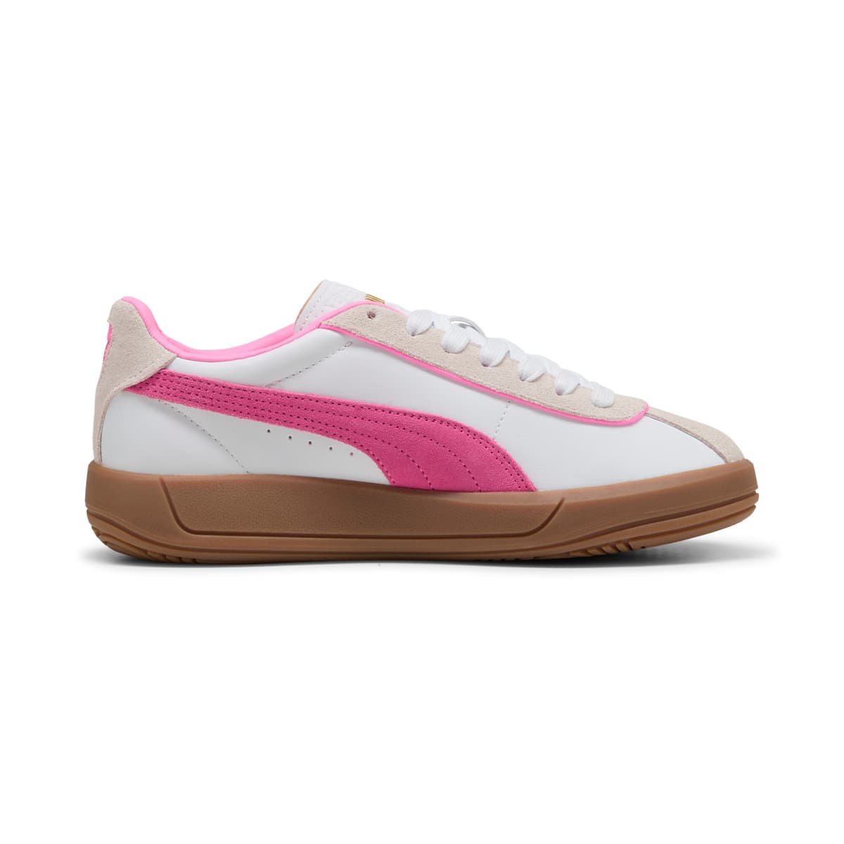 PUMA Club Klassika sneakers voor Dames, Roze/Grijs/Wit, Maat 37 thumbnail 3