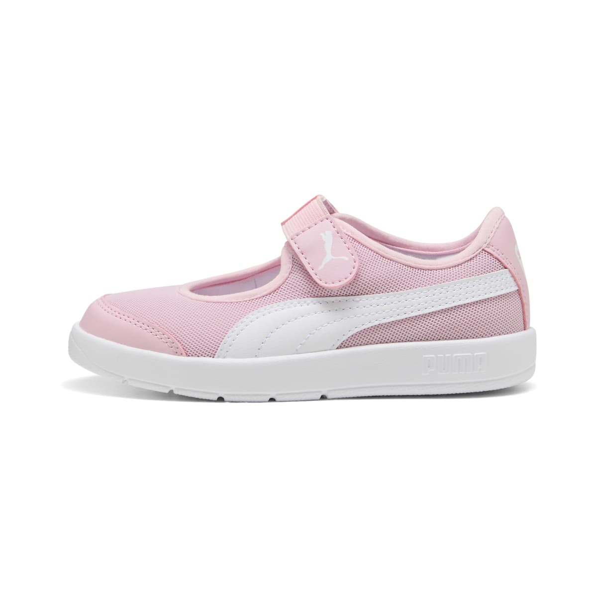 PUMA Courtflex v3 Lina V sneakers voor Dames, Roze/Wit, Maat 32,5