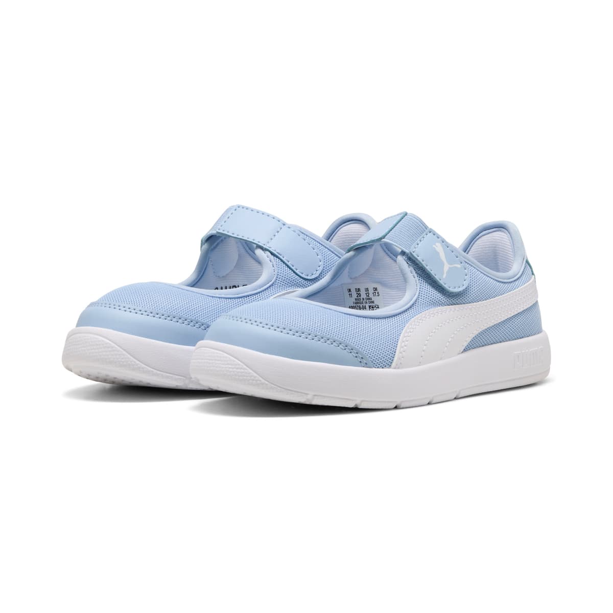PUMA Courtflex v3 Lina V sneakers voor Dames, Wit, Maat 32,5 thumbnail 6