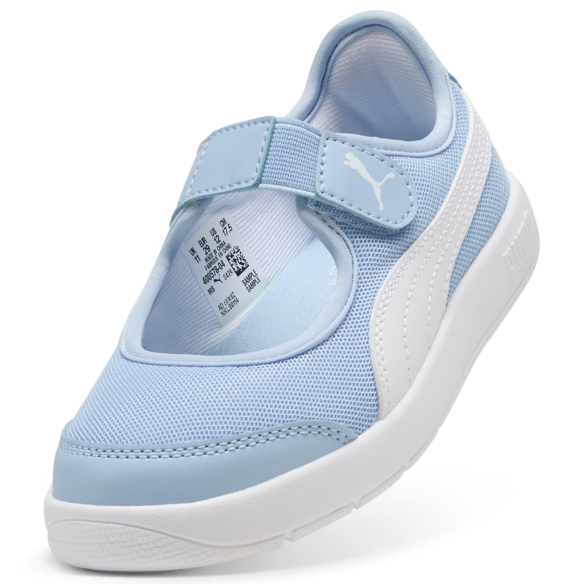PUMA Courtflex v3 Lina V sneakers voor Dames, Wit, Maat 32,5 thumbnail 2