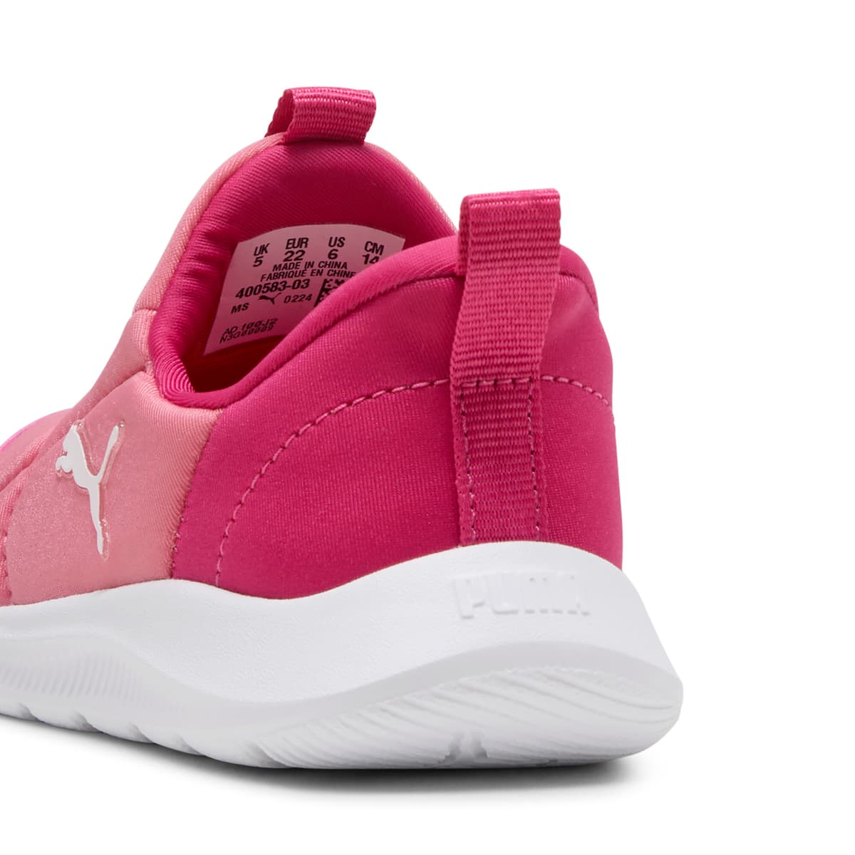 PUMA Fun Racer 2 SLIPTECHâ¢ schoenen, Roze/Wit, Maat 27 thumbnail 5