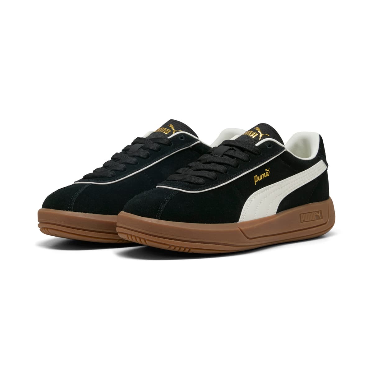 PUMA Club Klassika Suede sneakers voor Dames, Zwart/Wit, Maat 38,5 thumbnail 6