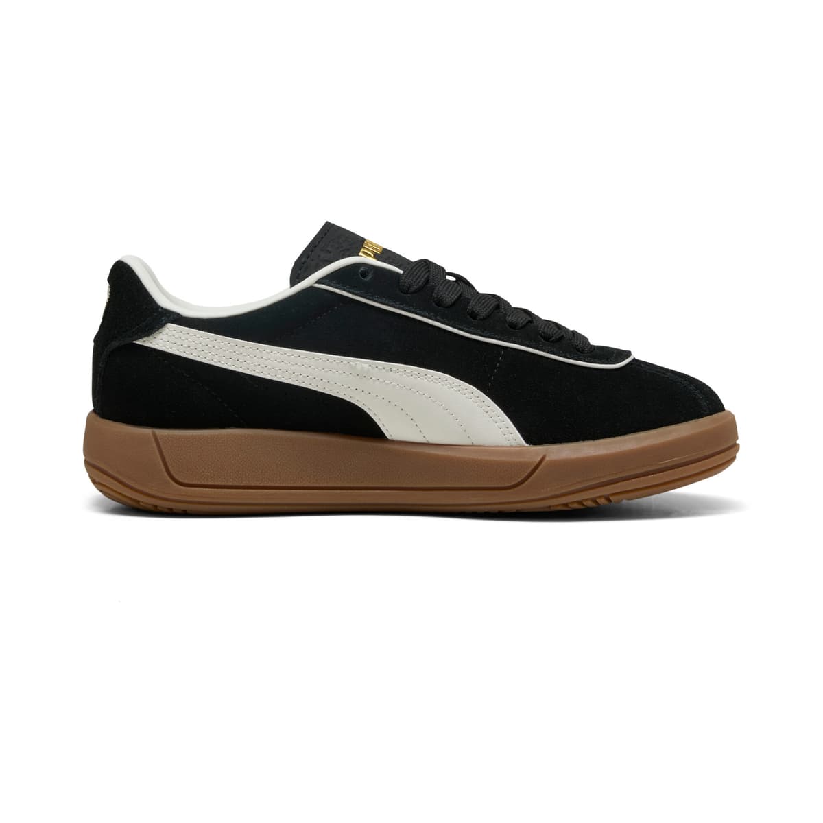 PUMA Club Klassika Suede sneakers voor Dames, Zwart/Wit, Maat 38,5 thumbnail 3