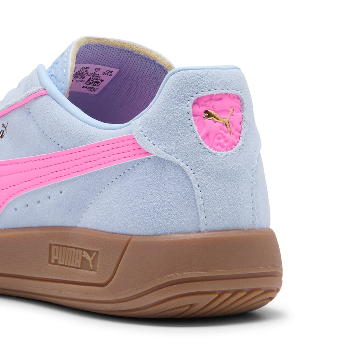 PUMA Club Klassika Suede sneakers voor Dames, Roze/Goud, Maat 37 thumbnail 5
