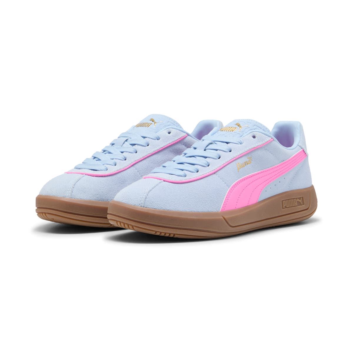 PUMA Club Klassika Suede sneakers voor Dames, Roze/Goud, Maat 37 thumbnail 6