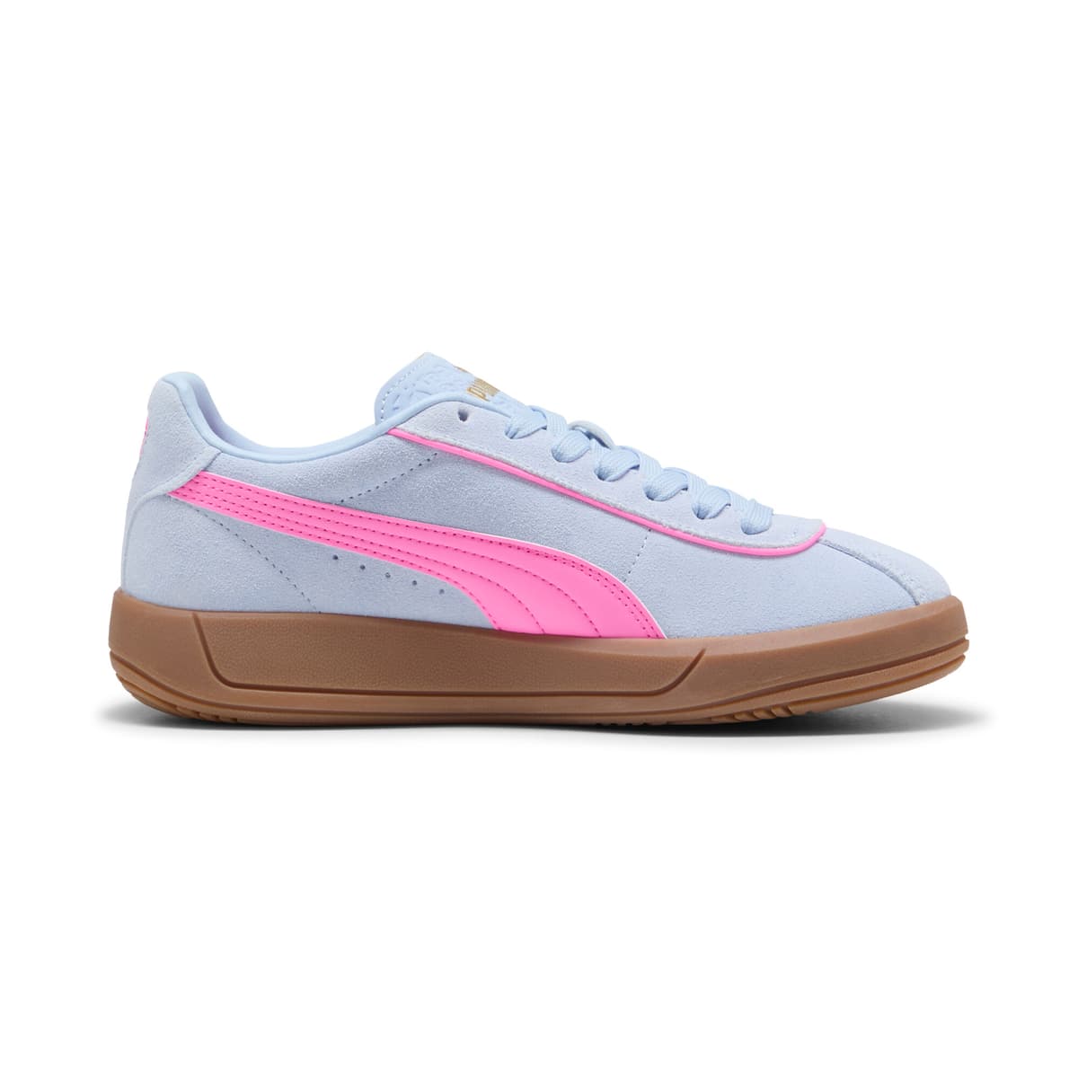 PUMA Club Klassika Suede sneakers voor Dames, Roze/Goud, Maat 37 thumbnail 3