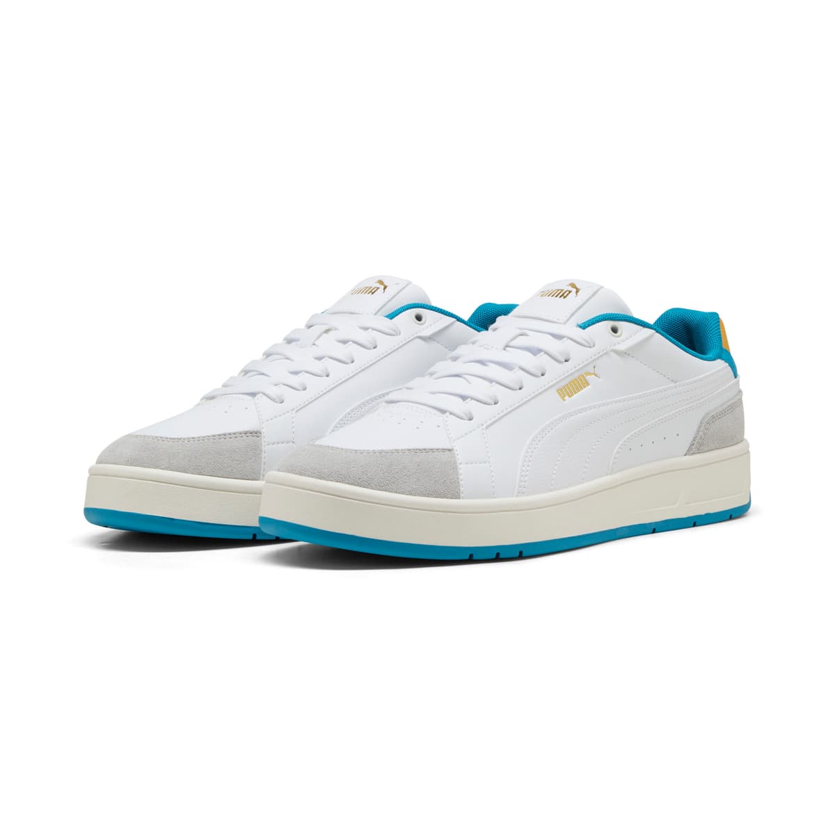 PUMA Court Classico Sport sneakers, Blauw/Wit, Maat 37 thumbnail 6