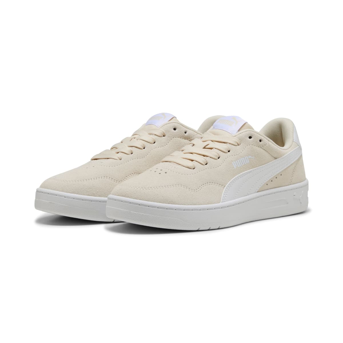 PUMA Court Lally Suede sneakers voor Dames, Wit, Maat 40,5 thumbnail 6