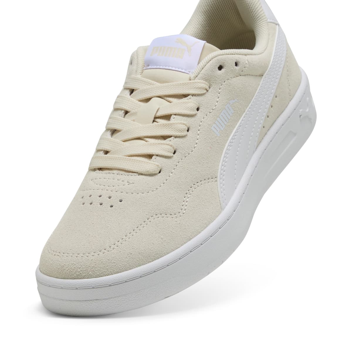 PUMA Court Lally Suede sneakers voor Dames, Wit, Maat 40,5 thumbnail 2