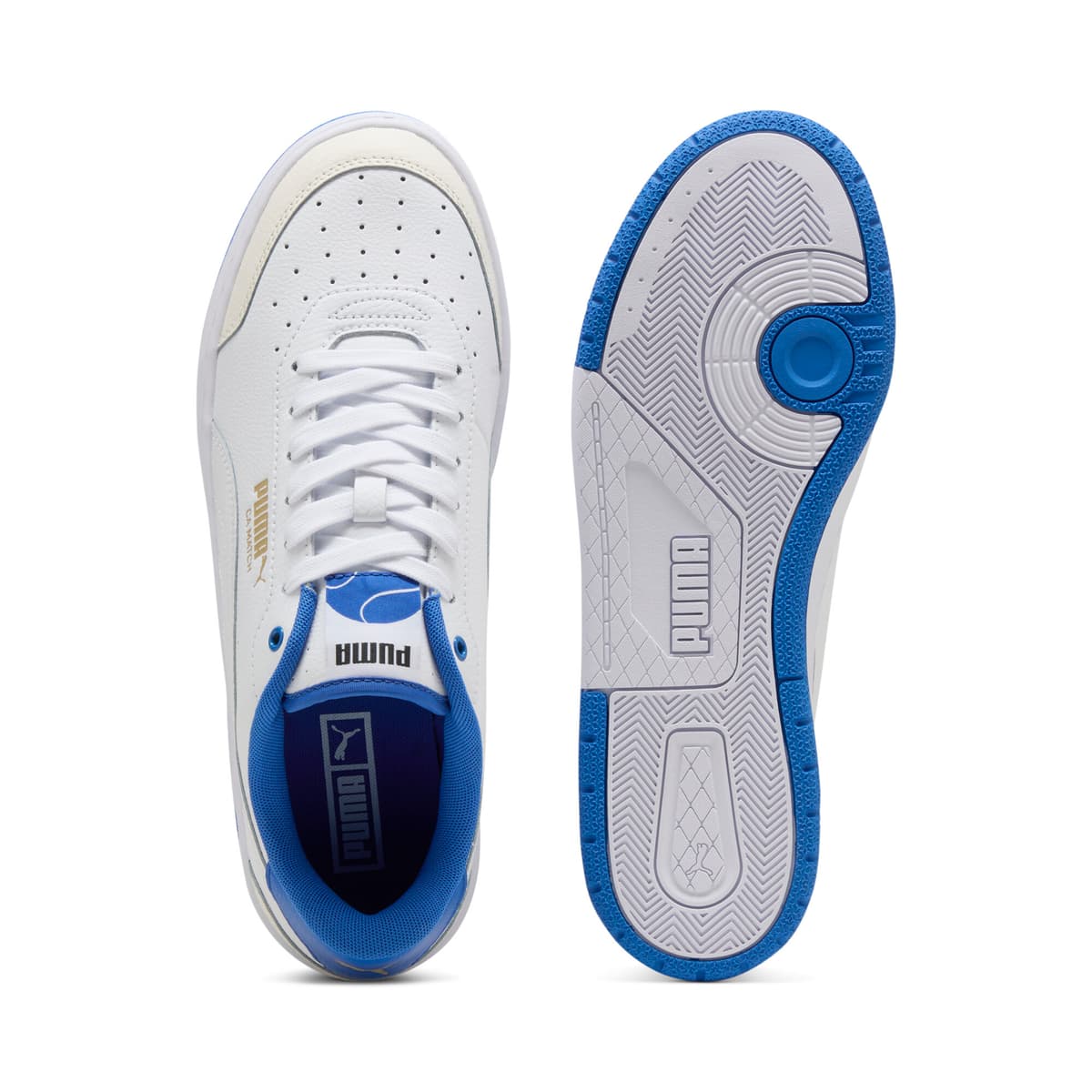 PUMA CA Match sneakers, Blauw/Wit, Maat 42,5 thumbnail 4