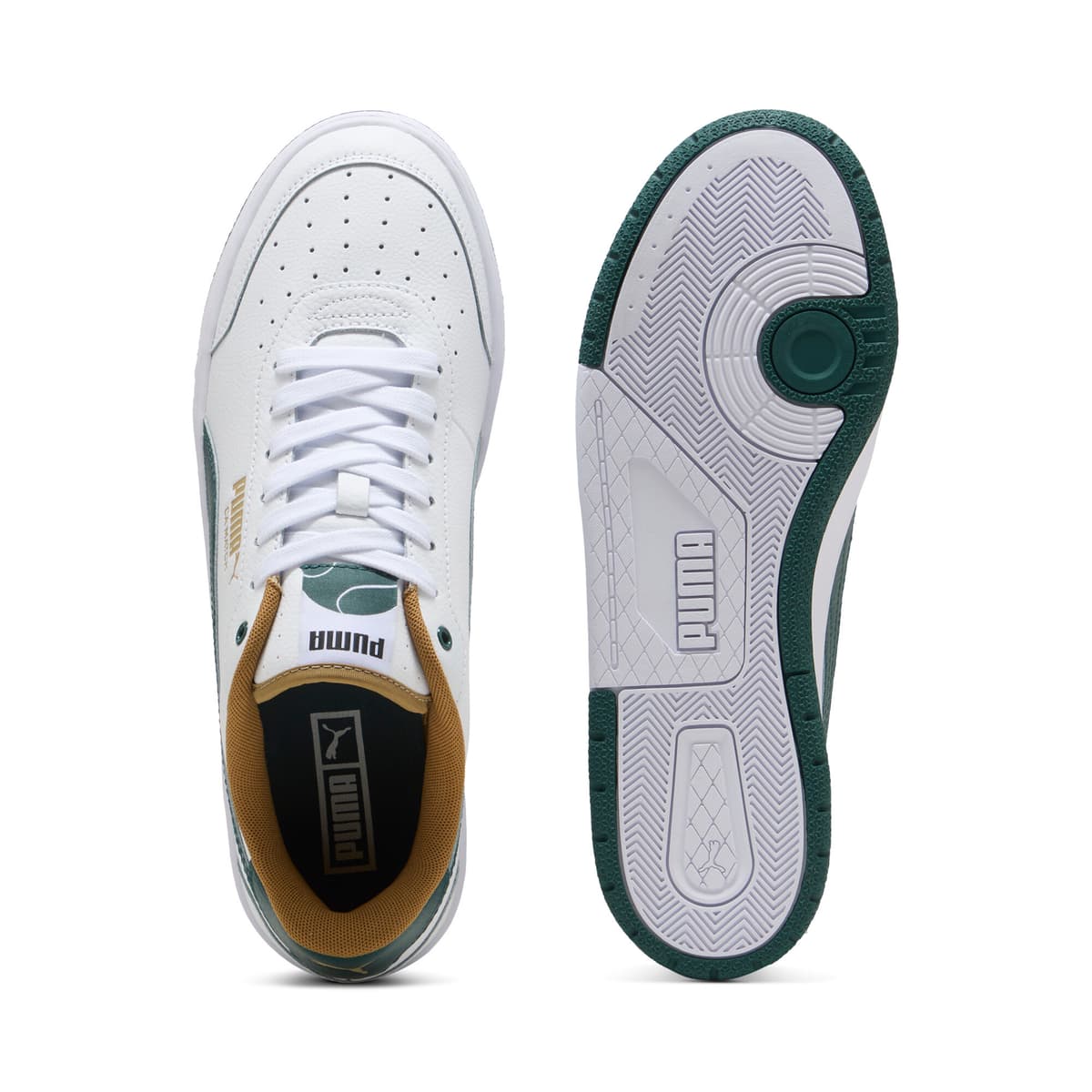 PUMA CA Match sneakers, Groen/Wit, Maat 36 thumbnail 4