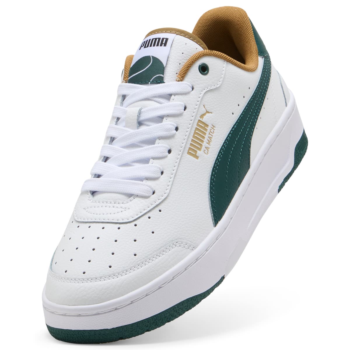 PUMA CA Match sneakers, Groen/Wit, Maat 36 thumbnail 2