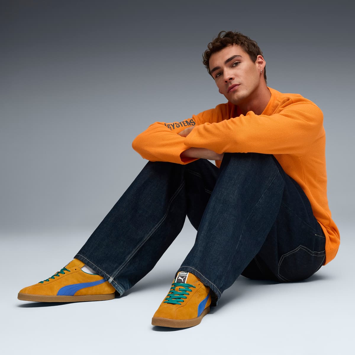 PUMA Brasil uniseks sneakers, Blauw, Maat 44 thumbnail 7