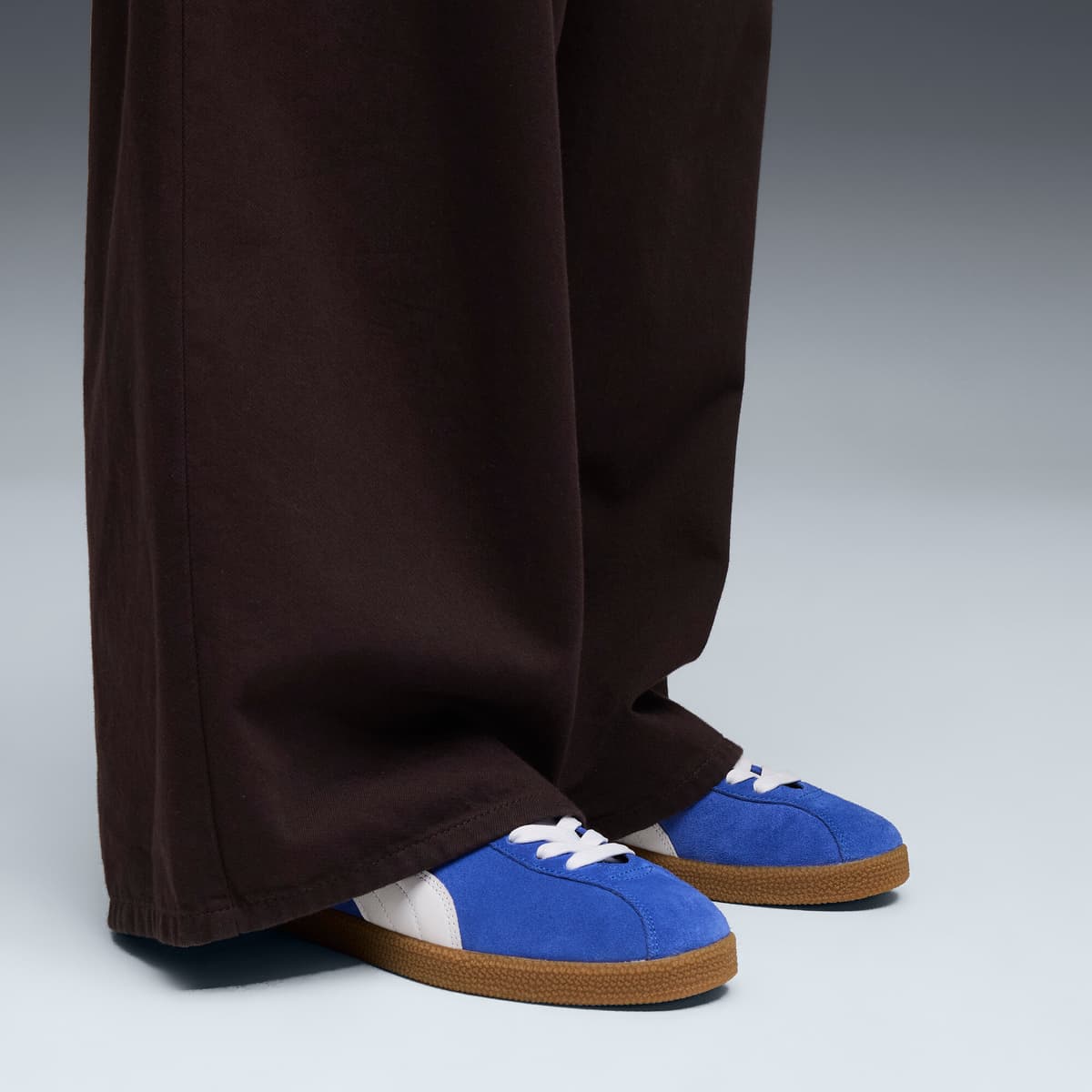 PUMA Brasil uniseks sneakers, Blauw/Wit, Maat 43 thumbnail 8