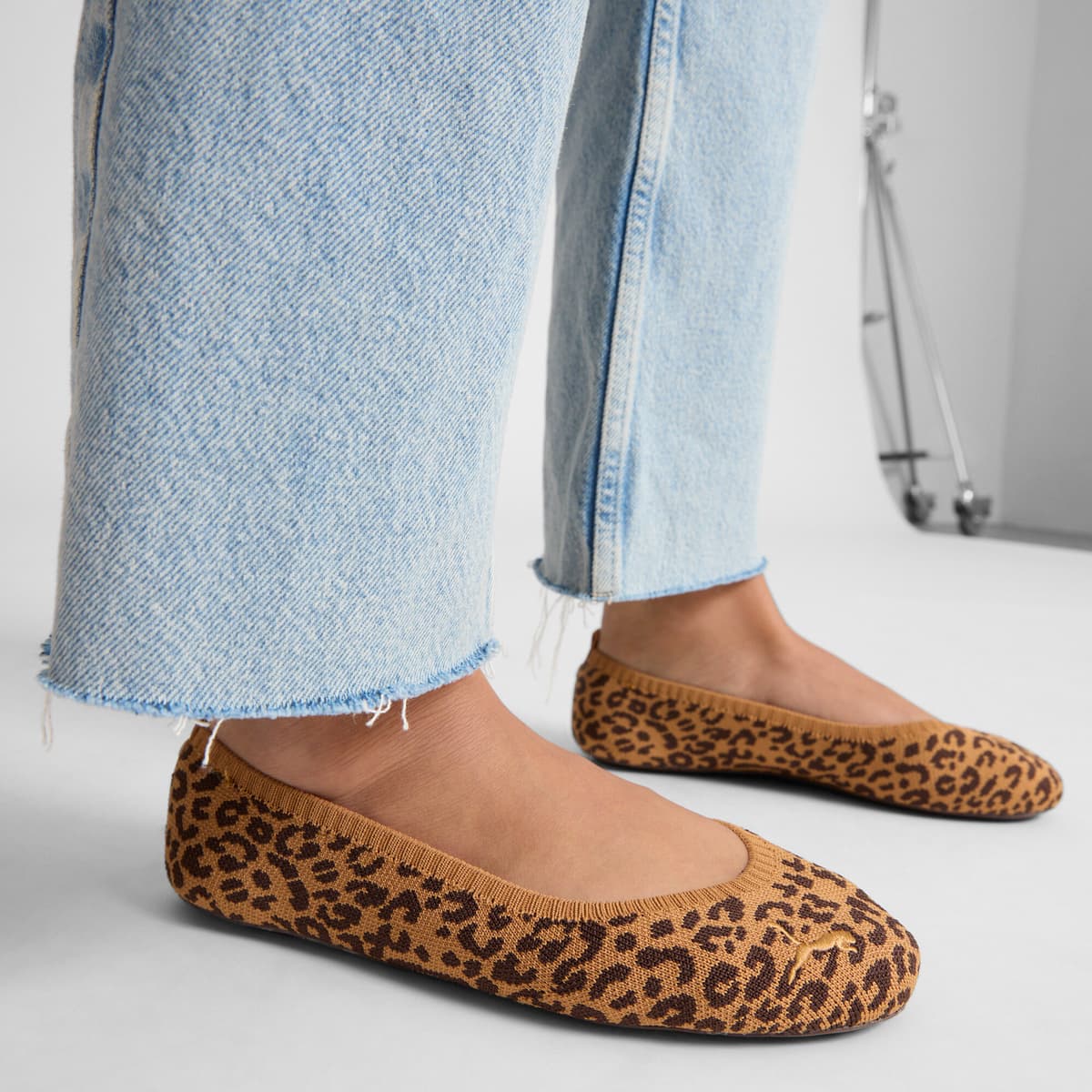 PUMA Iliana Luipaard ballerina's voor Dames, Maat 35,5 thumbnail 8