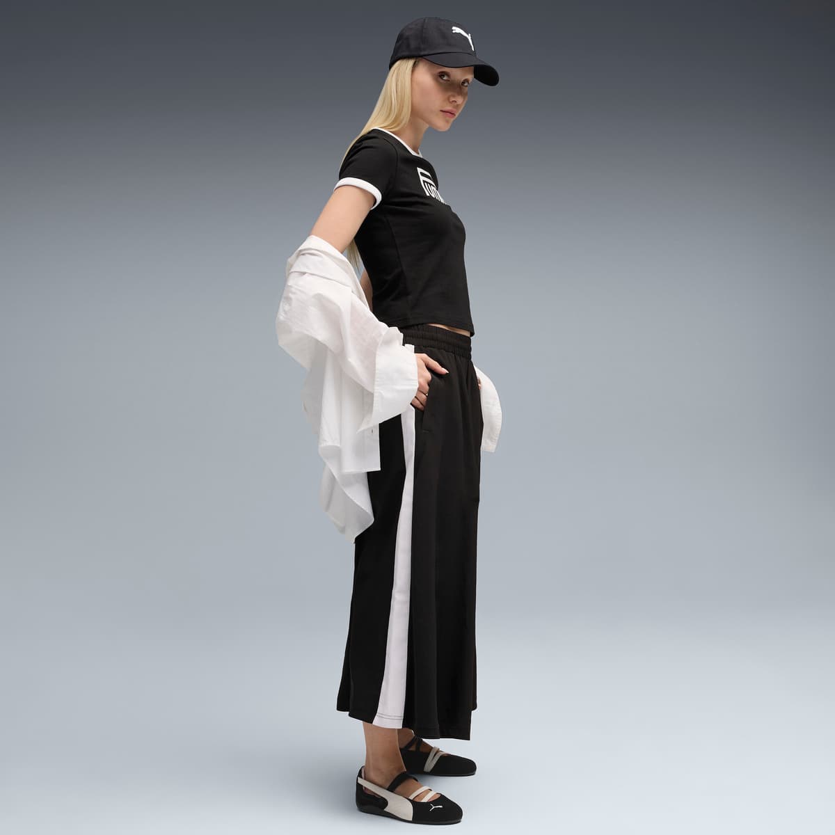 PUMA Speedcat Suede ballerina's voor Dames, Zwart/Wit, Maat 42 thumbnail 7