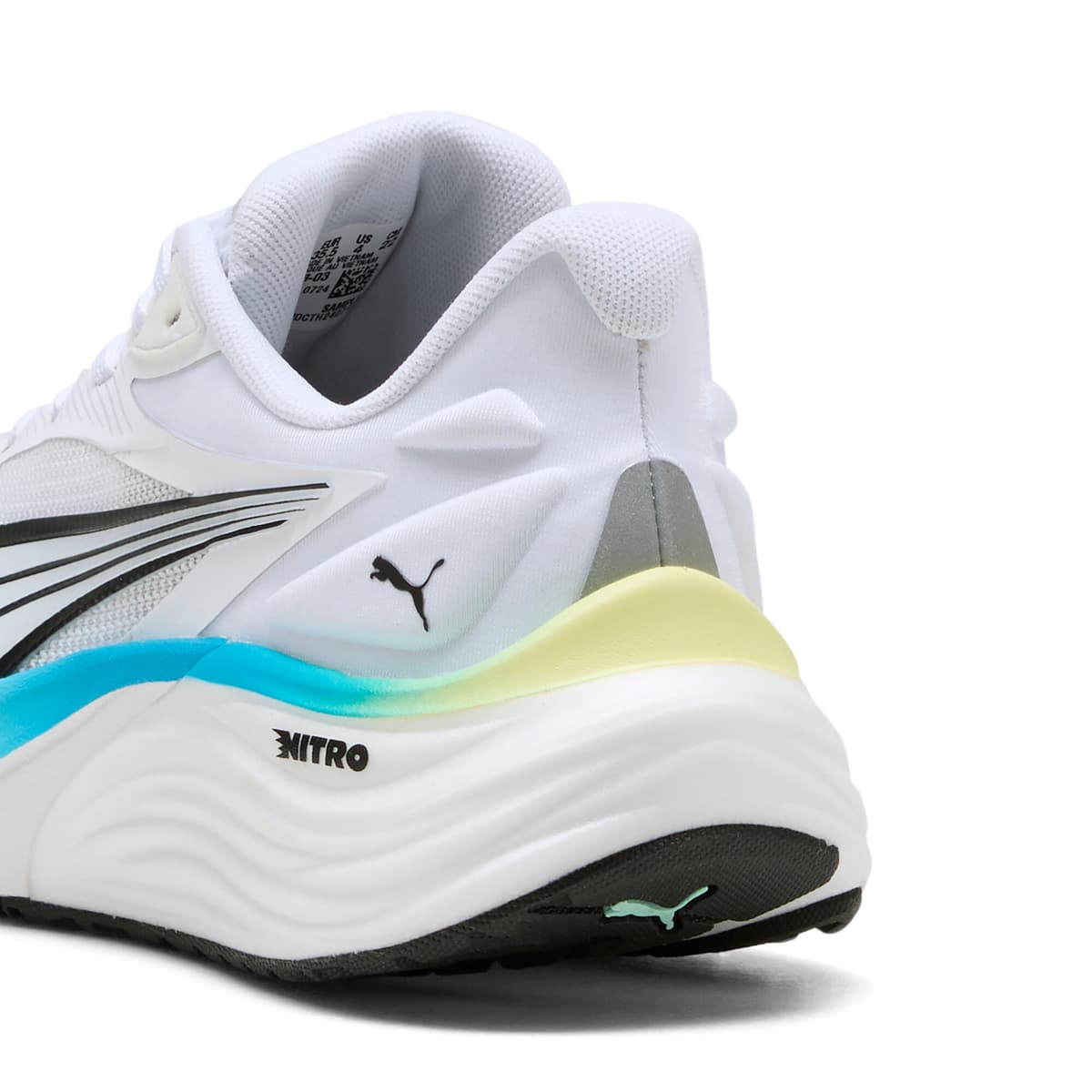 PUMA Electrify NITROâ¢ 4 hardloopschoenen, Blauw/Wit, Maat 38,5 thumbnail 5