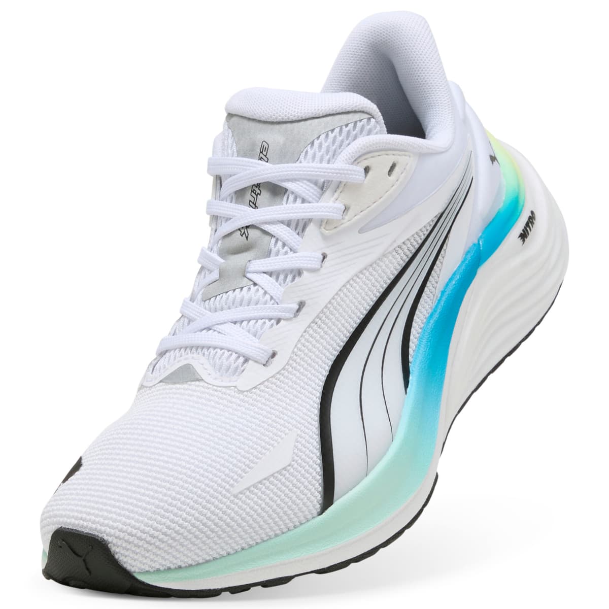 PUMA Electrify NITROâ¢ 4 hardloopschoenen, Blauw/Wit, Maat 38,5 thumbnail 2
