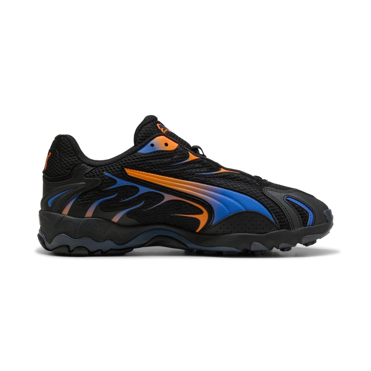 PUMA Inhale uniseks sneakers, Zwart/Oranje, Maat 46 thumbnail 3