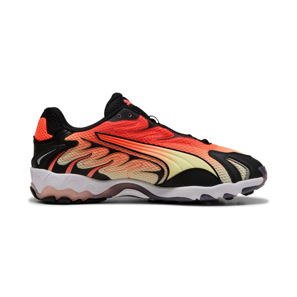 PUMA Inhale uniseks sneakers, Zwart/Rood, Maat 40,5 thumbnail 3