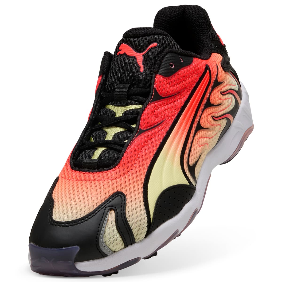 PUMA Inhale uniseks sneakers, Zwart/Rood, Maat 40,5 thumbnail 2