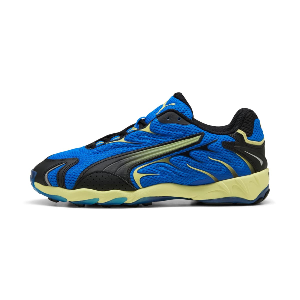 PUMA Inhale uniseks sneakers, Blauw/Geel, Maat 40