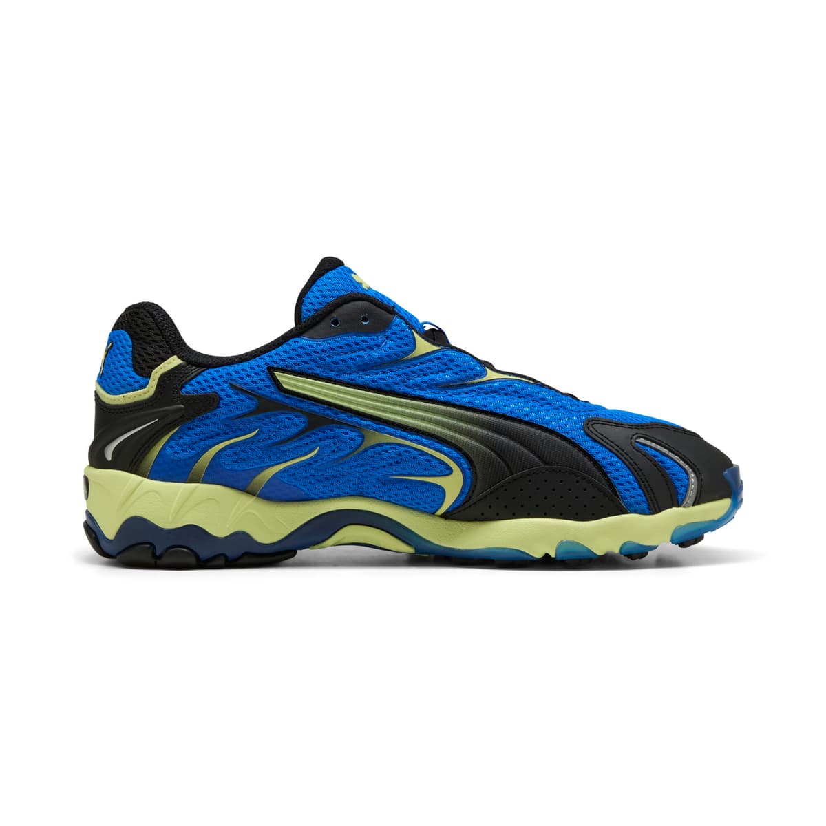 PUMA Inhale uniseks sneakers, Blauw/Geel, Maat 40 thumbnail 3