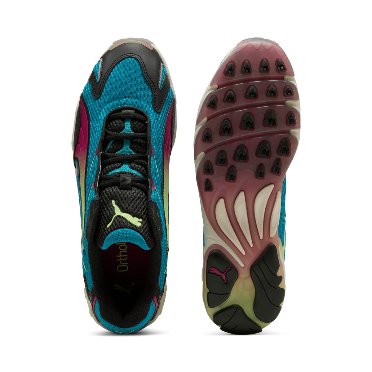 PUMA Inhale uniseks sneakers, Blauw, Maat 40 thumbnail 4