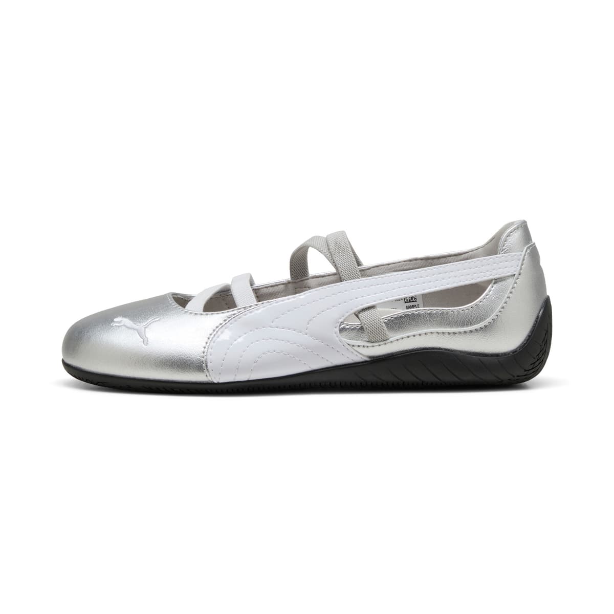 PUMA Speedcat Ballet Metallic schoenen voor Dames, Wit/Zilver, Maat 36