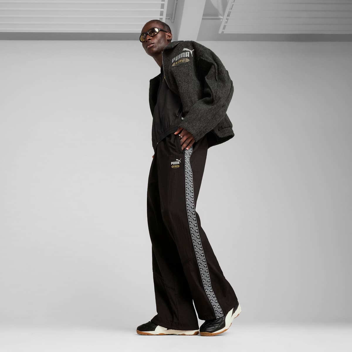 PUMA King Indoor sneakers unisex, Zwart/Wit, Maat 37 thumbnail 7