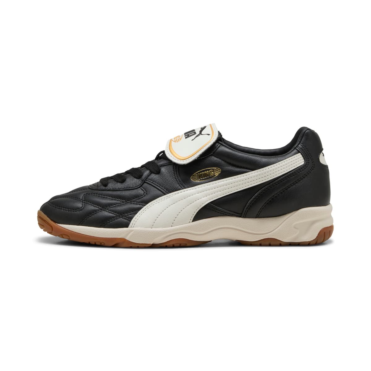 PUMA King Indoor sneakers unisex, Zwart/Wit, Maat 37