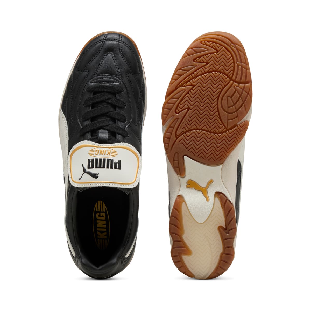 PUMA King Indoor sneakers unisex, Zwart/Wit, Maat 37 thumbnail 4