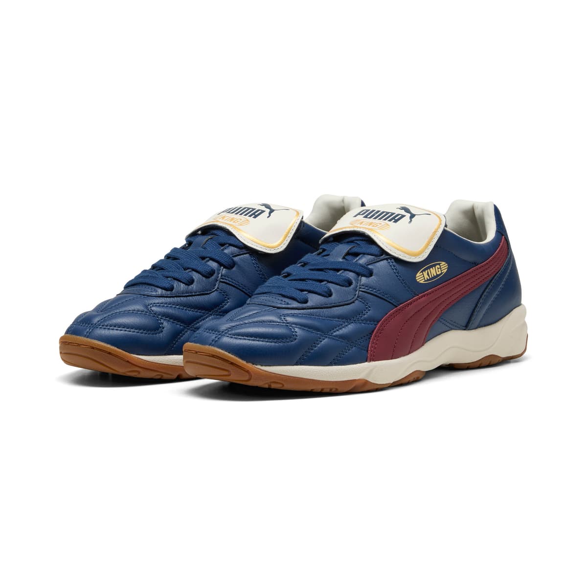 PUMA King Indoor sneakers unisex, Blauw/Rood, Maat 44 thumbnail 6