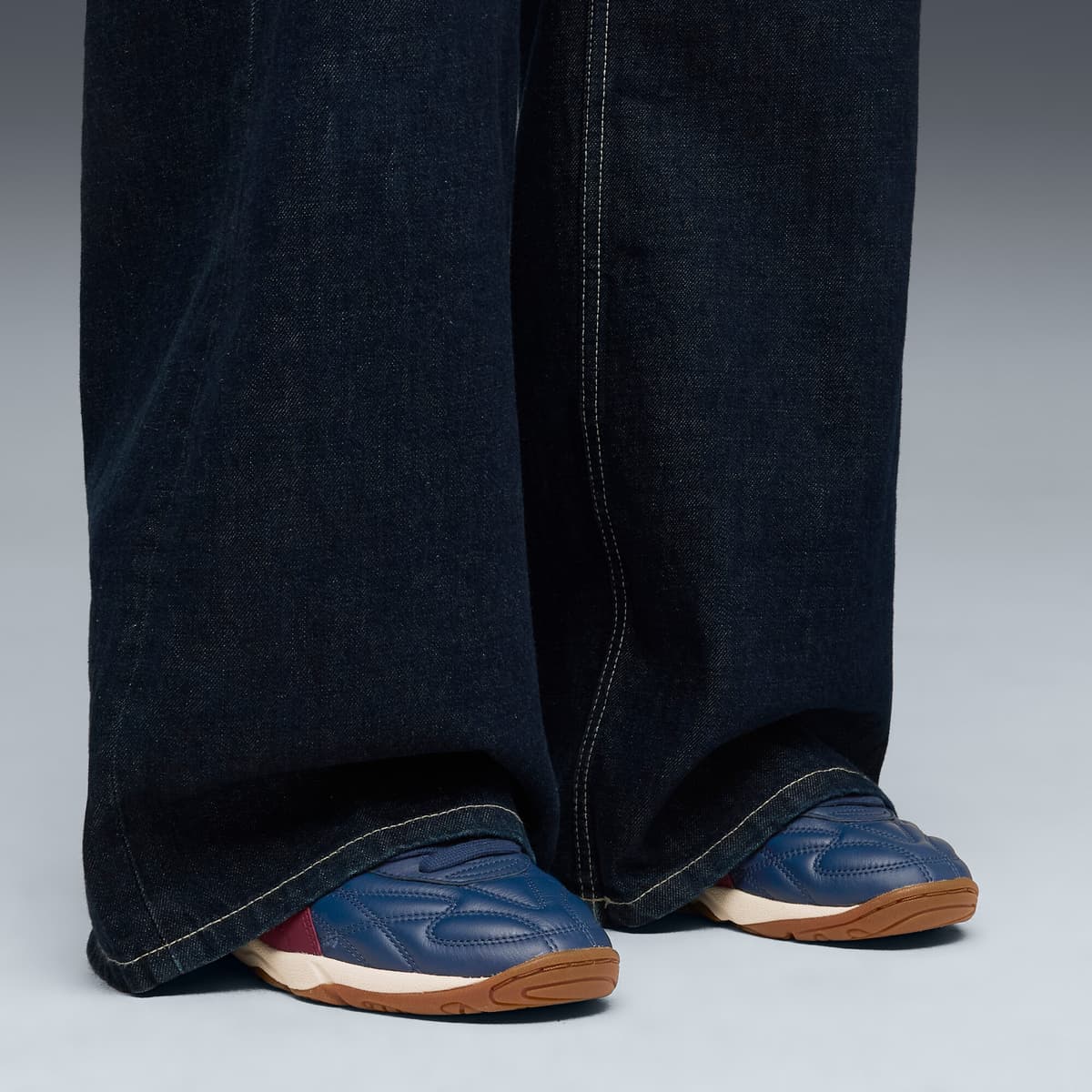 PUMA King Indoor sneakers unisex, Blauw/Rood, Maat 44 thumbnail 8