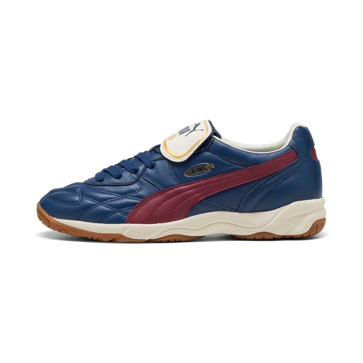 PUMA King Indoor sneakers unisex, Blauw/Rood, Maat 44
