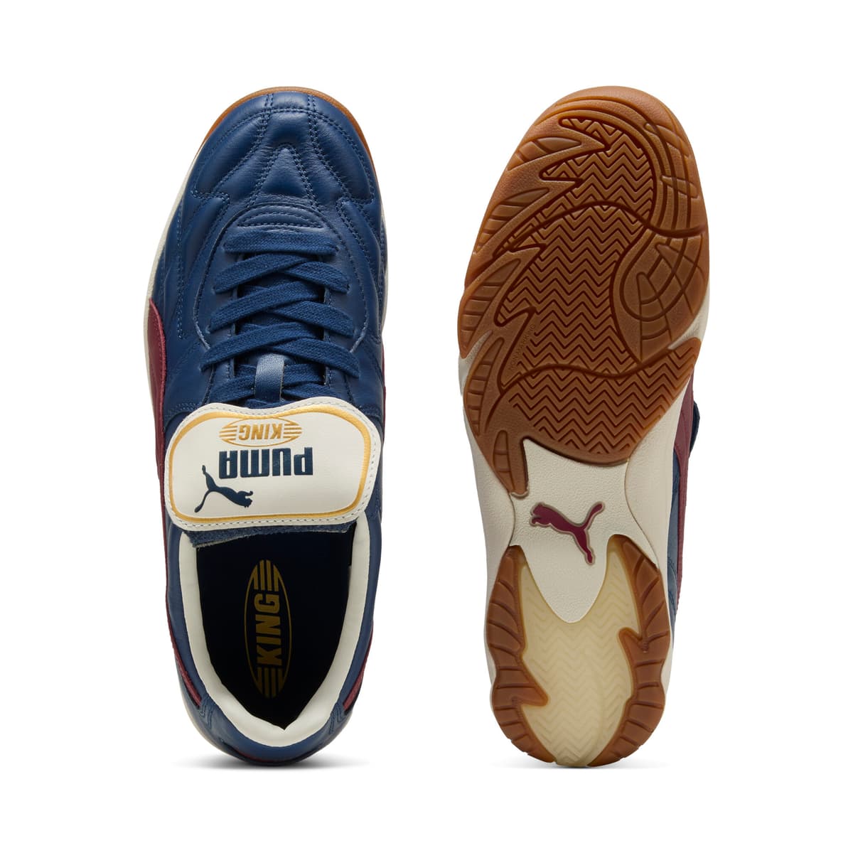 PUMA King Indoor sneakers unisex, Blauw/Rood, Maat 44 thumbnail 4