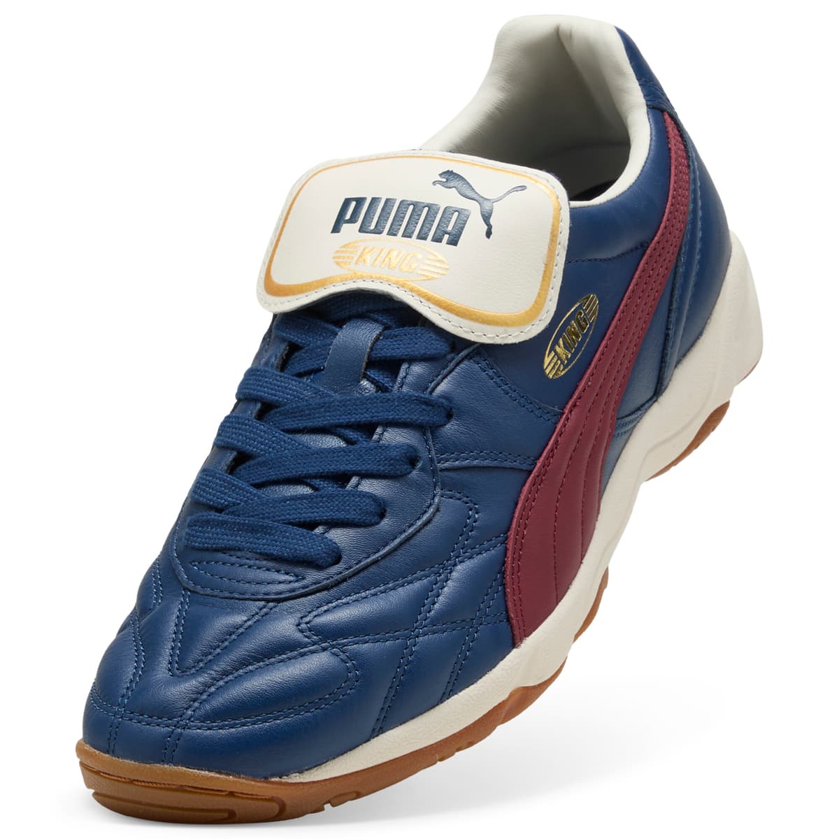 PUMA King Indoor sneakers unisex, Blauw/Rood, Maat 44 thumbnail 2