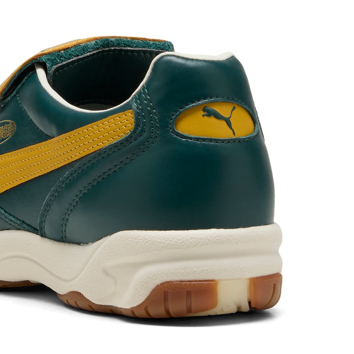 PUMA King Indoor sneakers unisex, Groen/Goud, Maat 42 thumbnail 5