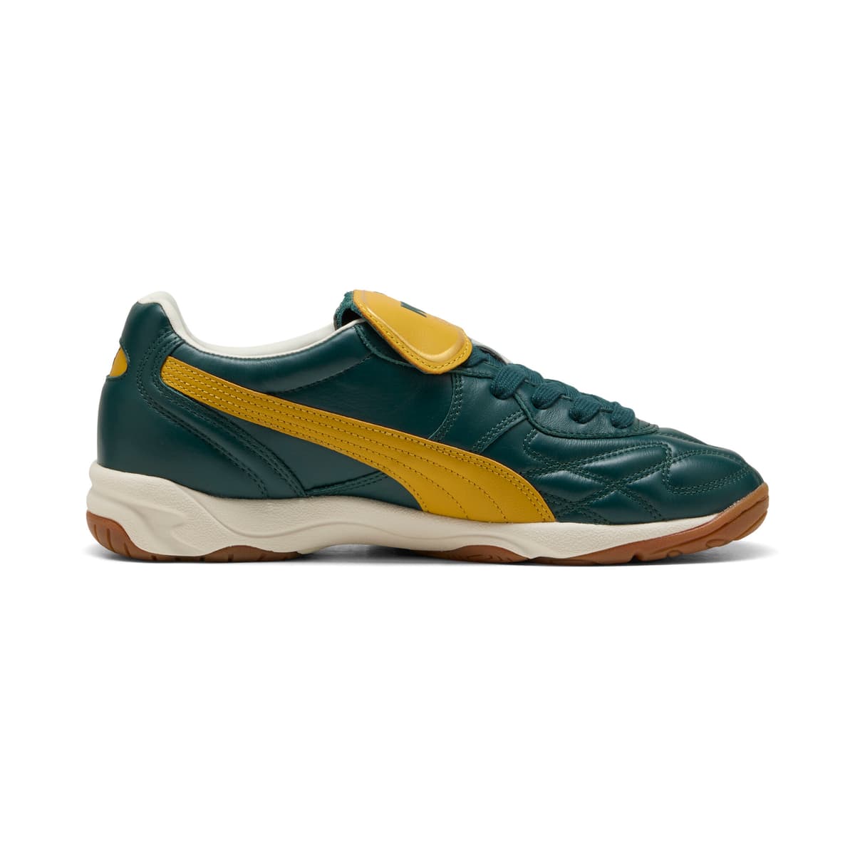 PUMA King Indoor sneakers unisex, Groen/Goud, Maat 42 thumbnail 3