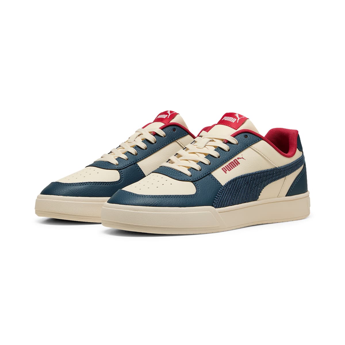 PUMA Caven Mix Varsity sneakers voor Heren, Rood/Bruin, Maat 47,5 thumbnail 6