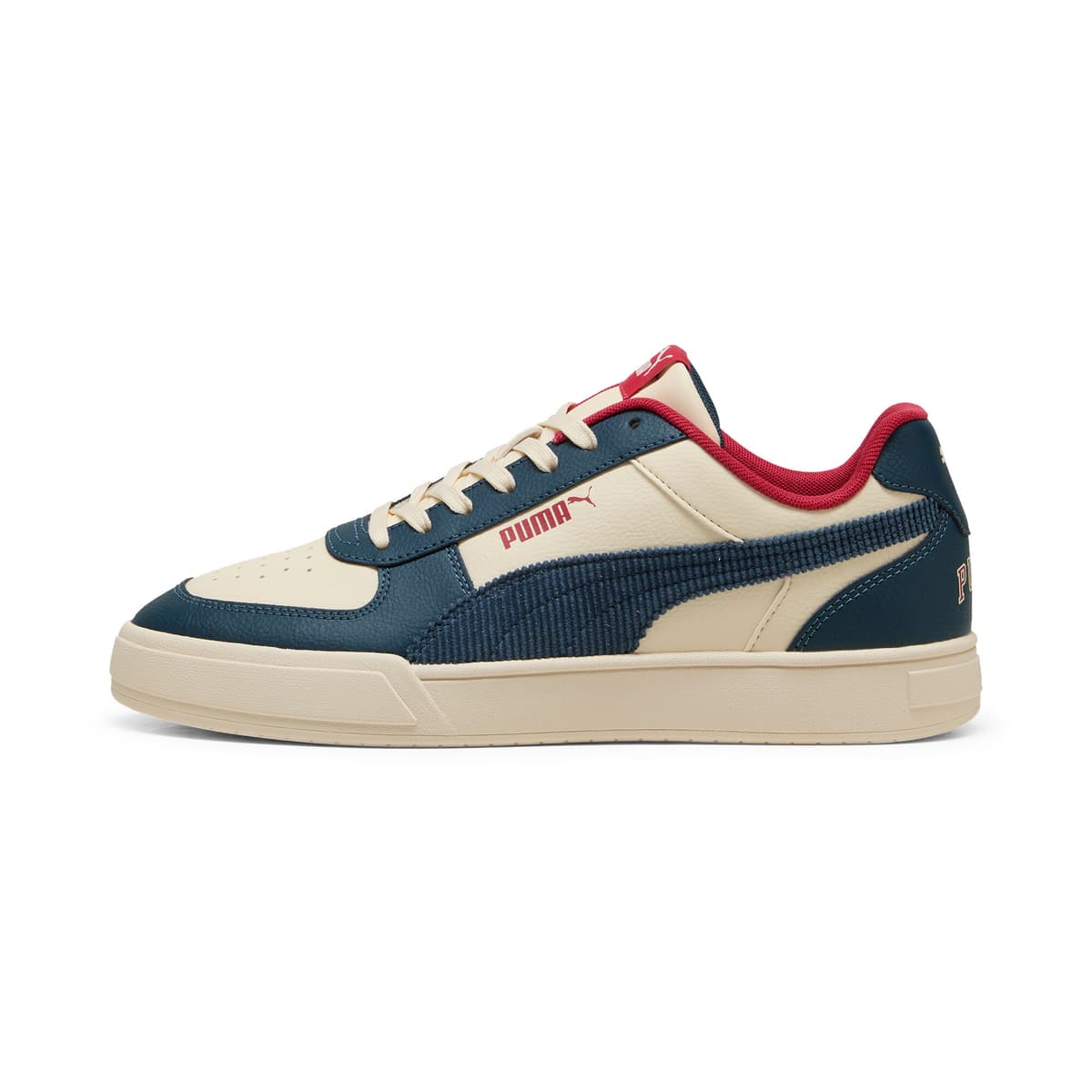 PUMA Caven Mix Varsity sneakers voor Heren, Rood/Bruin, Maat 47,5