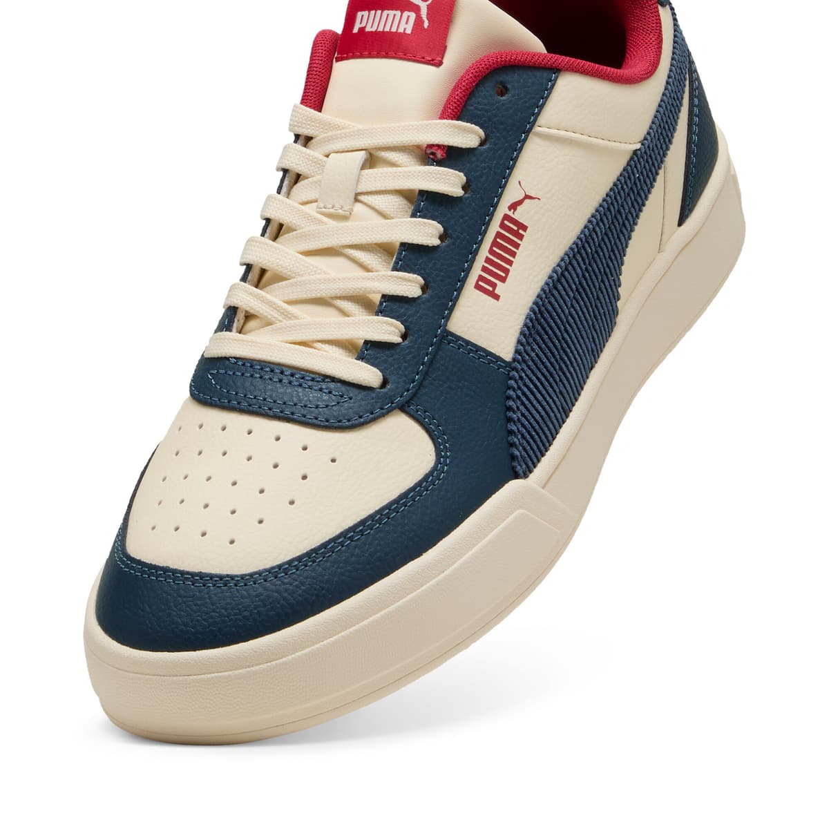 PUMA Caven Mix Varsity sneakers voor Heren, Rood/Bruin, Maat 47,5 thumbnail 2