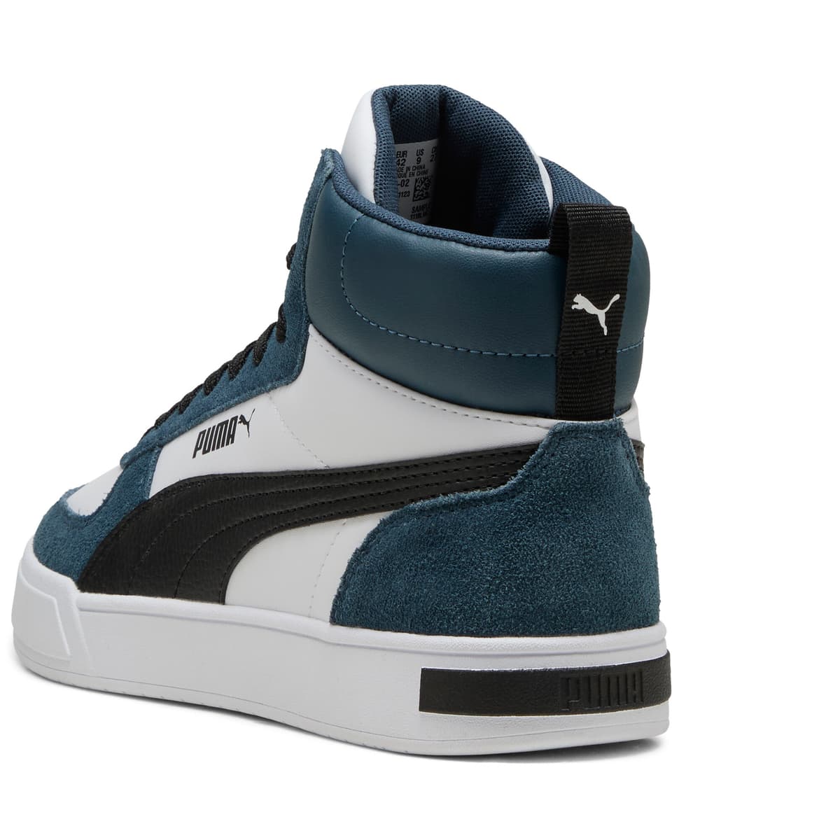 PUMA Caven Mid sneakers, Zwart/Wit, Maat 47 thumbnail 5
