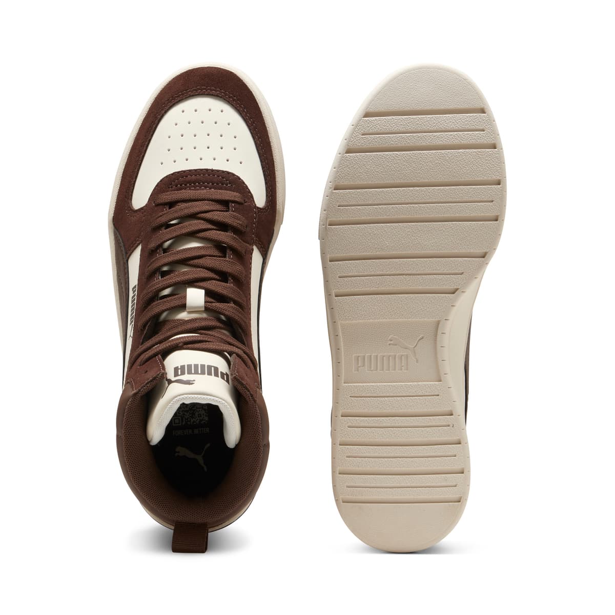 PUMA Caven Mid sneakers, Bruin, Maat 48 thumbnail 4