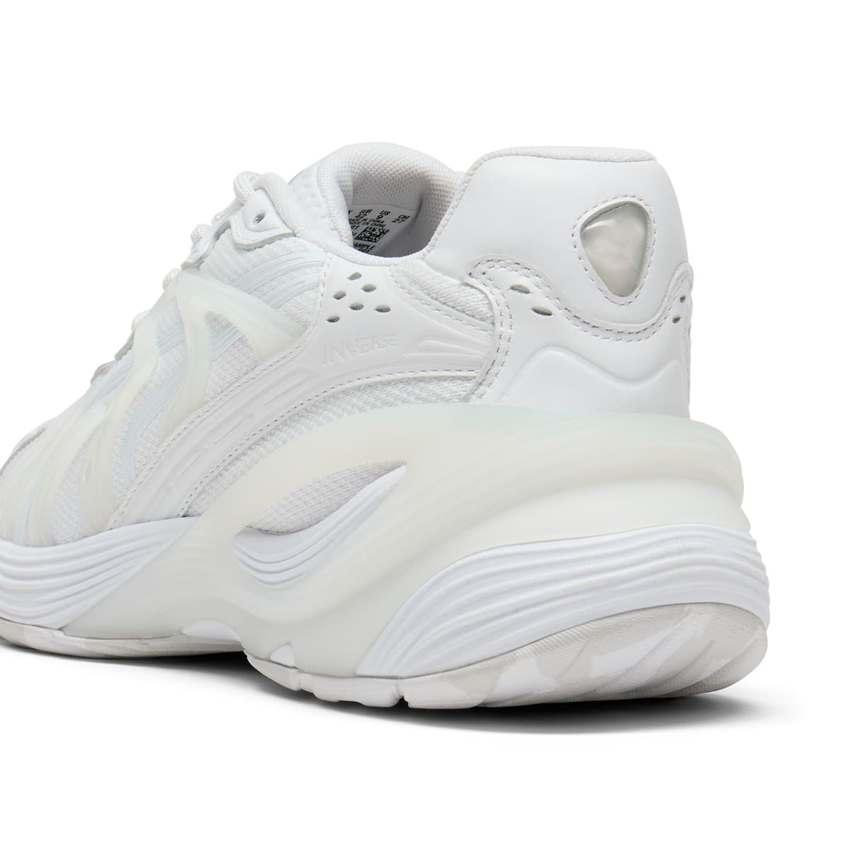 PUMA Inverse Echo uniseks sneakers, Grijs/Wit, Maat 42,5 thumbnail 5