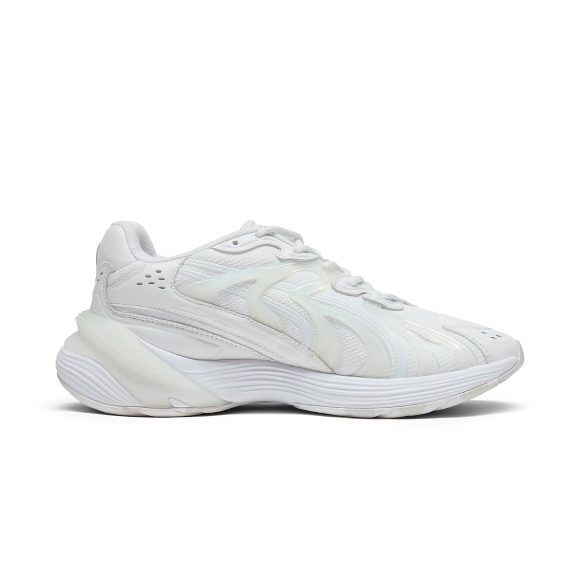 PUMA Inverse Echo uniseks sneakers, Grijs/Wit, Maat 42,5 thumbnail 3